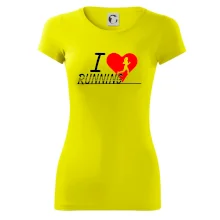 I love running dievča