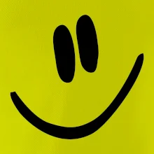 Emoji bez obrysu - usmev