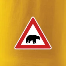 Dopravná značka - Pozor ľadový medveď