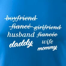 Partnerské tričko nastávajúci rodičia