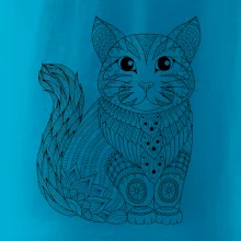 Mačka sediaca mandala