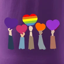 LGBT ruky srdce