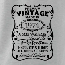 Vintage Etiketa - 1974