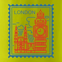 Londýn známka jednoduchá