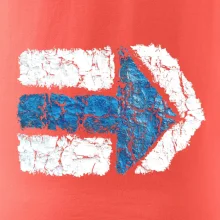 Párová turistická značka modrá