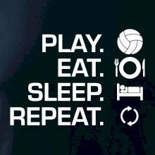 Play Eat Sleep Repeat volejbal