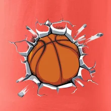 Basketbal lopta v triku