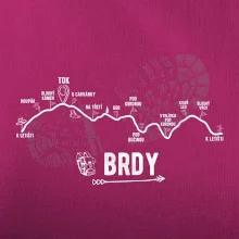 Profil kopců - Brdy