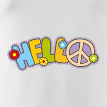 Hello hippie symbol