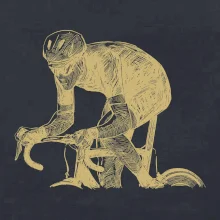 Cestná cyklista predok