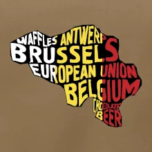 Mapy - názvy miest - Belgicko