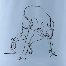 Bežec na štarte jedným ťahom