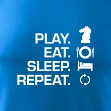 Eat sleep play - šach