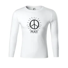 Peace symbol čiernobiely