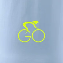 GO - Fluo cyklista malý