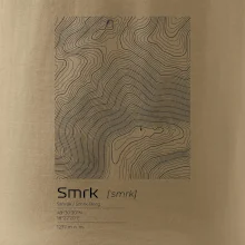 Smrk - vrstevnice v obdĺžniku