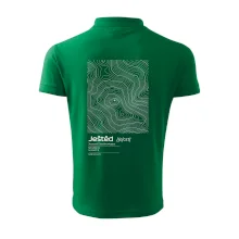 Ještěd - vrstevnice v obdĺžniku