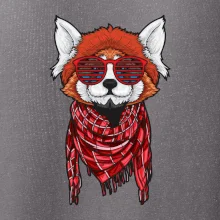 Červená panda hipster