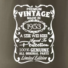 Vintage Etiketa - 1953