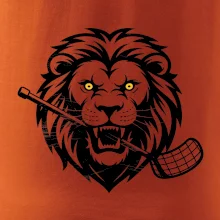 Floorball - Lev s hokejkou v tlamě