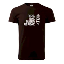 Ride Eat Sleep Repeat bicykel