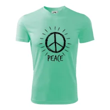 Peace symbol čiernobiely