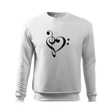 Husľový kľúč srdce Husľový kľúč srdce