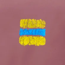 Turistická Cyklo značka - žlto modrá