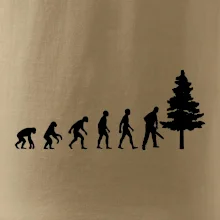 Evolúcia drevorubač - píla a strom