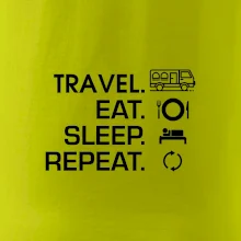 Eat sleep travel - Van