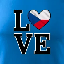 Love Česká vlajka