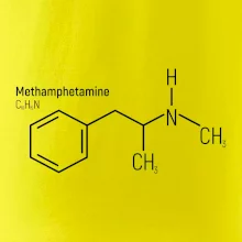 Molekulárna štruktúra Metamfetamín