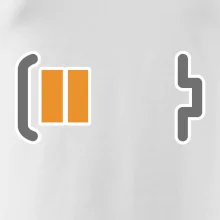 Rodinné tričká - batéria - otecko