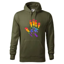 LGBT hand print