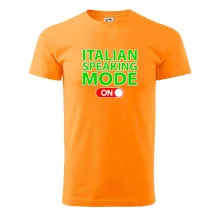 Italian speaking mode - ON Italian speaking mode - ON