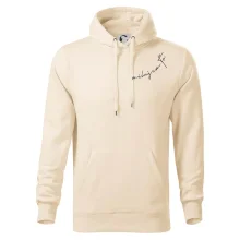 Mikina milujem ťa s dátumom na rukáve