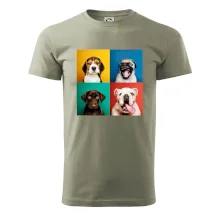 Psi šteňatá koláž