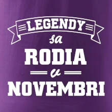 Legendy sa rodia v novembri