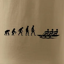 Evolúcia veslovanie 3 ľudia