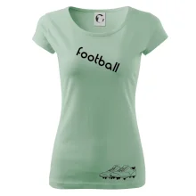 FOOTBALL nápis šikmo FOOTBALL nápis šikmo