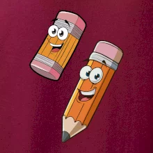 Parové tričko - Ceruzka a guma