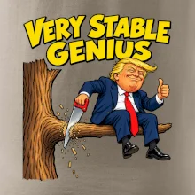 Donald Trump řeže vlastní větev Very stable genius