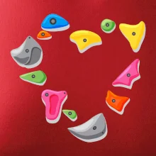 Lezenie na stene - srdce