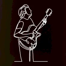 Gitarista jedným ťahom