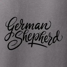 German shepherd - nápis okrasny - nápis okrasný