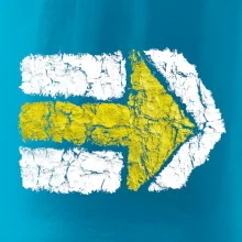 Párová turistická značka žlutá