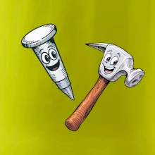 Parové tričko - Kladivo a klinec