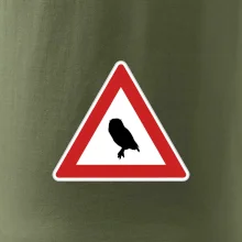 Dopravná značka - Pozor sova