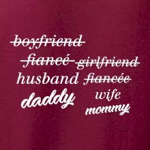 Partnerské tričko nastávajúci rodičia