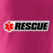 Záchranár rescue kríž červený Záchranár rescue kríž červený